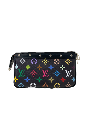 Louis Vuitton Black Murakami Shoulder Bag SHW