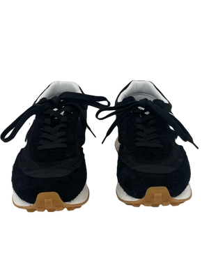 Chanel BLK Sneakers White CC Logo