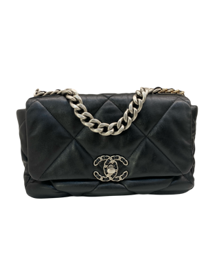 Chanel 19 Small Black Lambskin