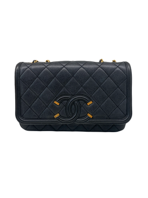 Chanel WOC CC Black GHW