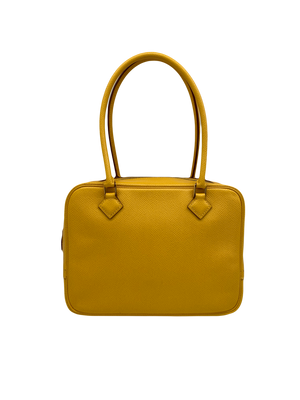 Hermes Plume Mustard Epsom GHW
