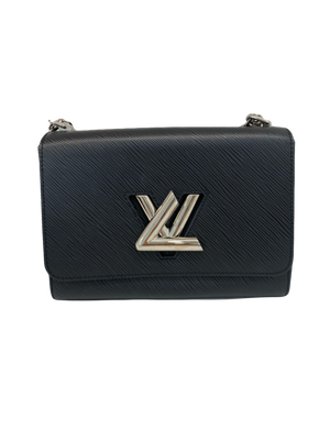 Louis Vuitton Twist MM Black SHW