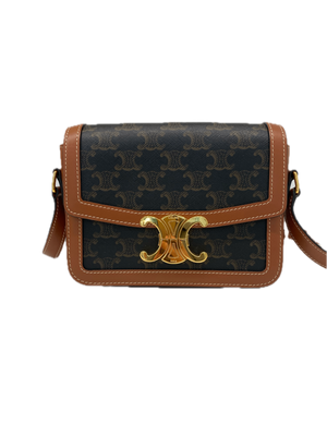 Celine Teen Triomphe Canvas GHW