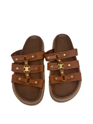 Celine Sandals Brown Size 40