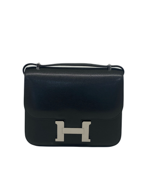 Hermes Constance 18 Chevre Noir PHW