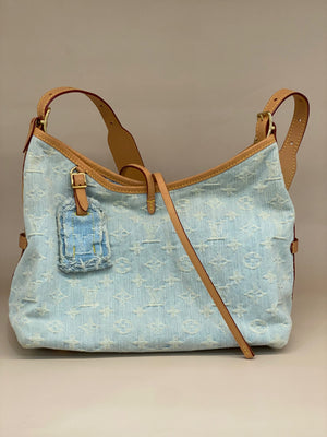 Louis Vuitton CarryAll PM Denim GHW