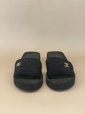 Chanel Mules Black Size 38
