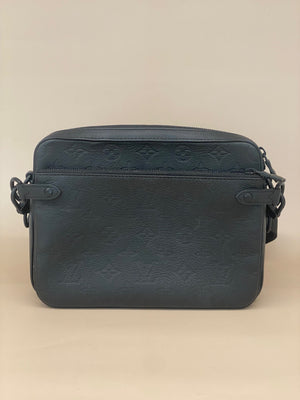 Louis Vuitton Men's Black Monogram Crossbody Bag