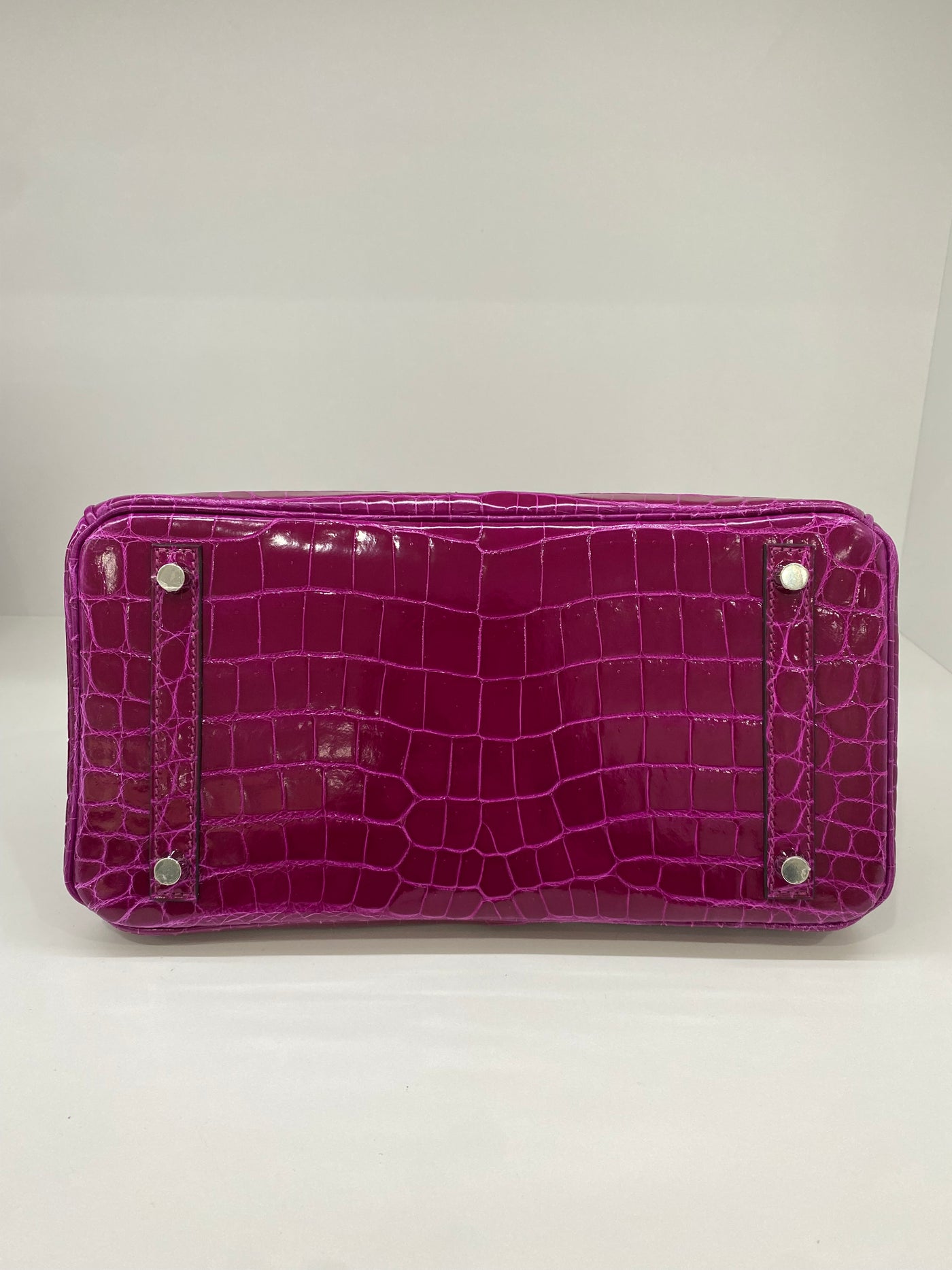 Hermes Birkin 30 Crocodile Niloticus Rose Pourpre PHW