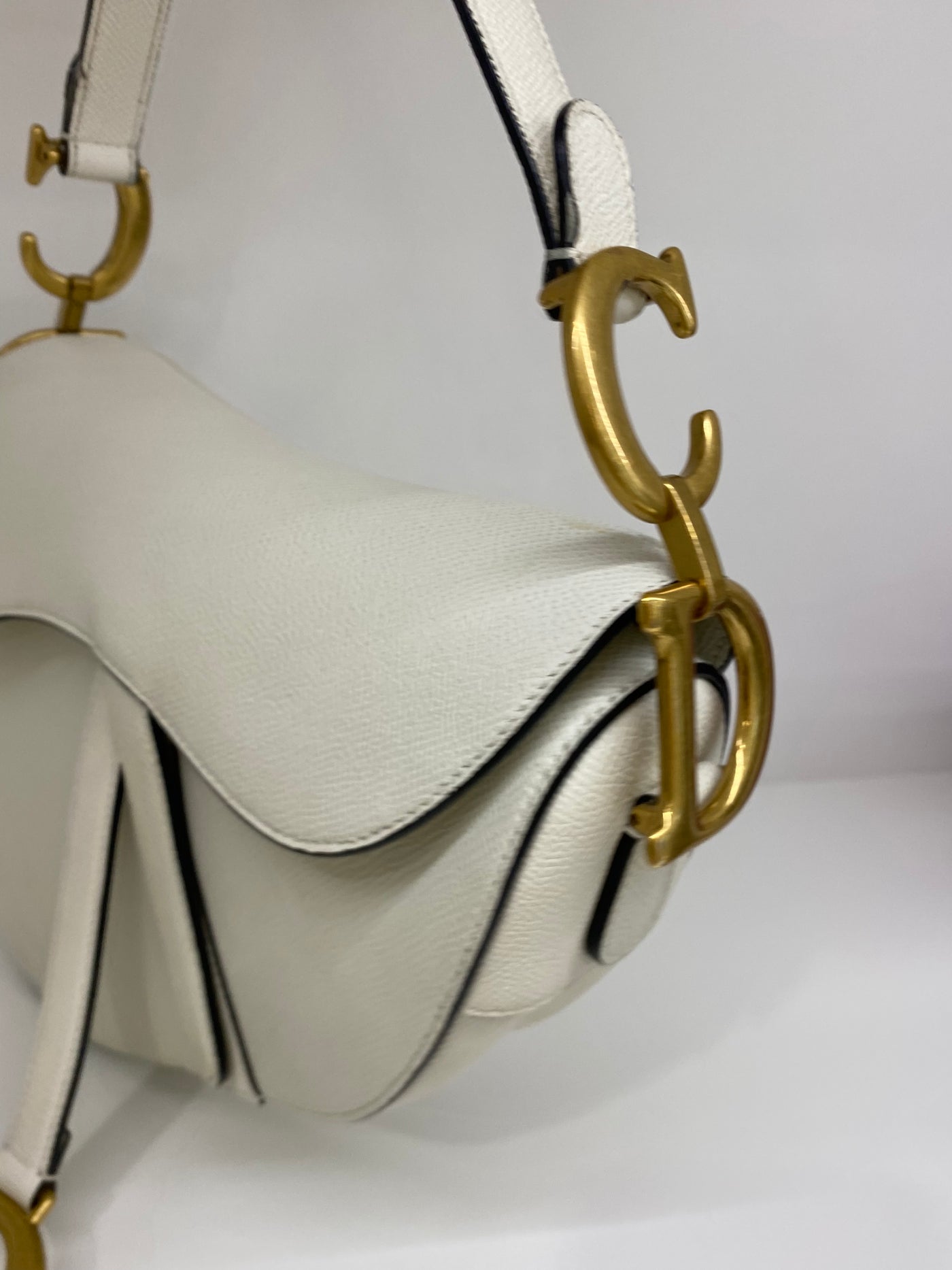 Dior Saddle Off White With Strap