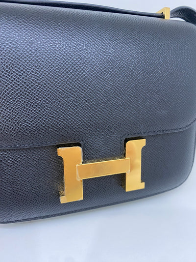 Hermes Constance 18 Noir GHW