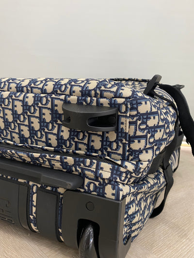 Dior Oblique Roll On Luggage