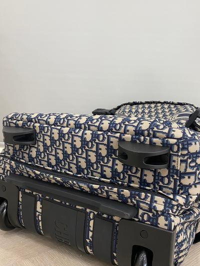 Dior Oblique Roll On Luggage