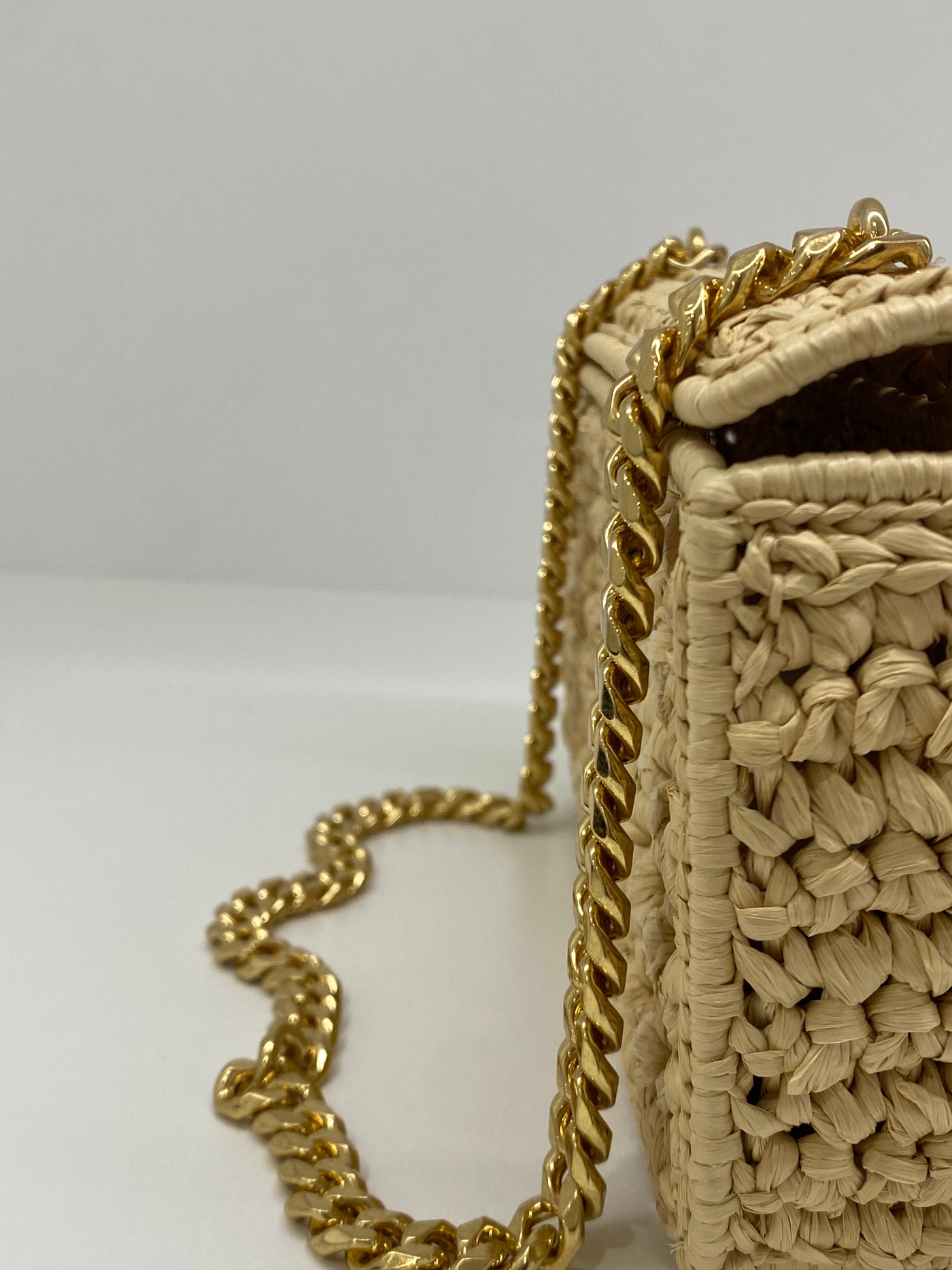 Celine Raffia Mini Trimophe