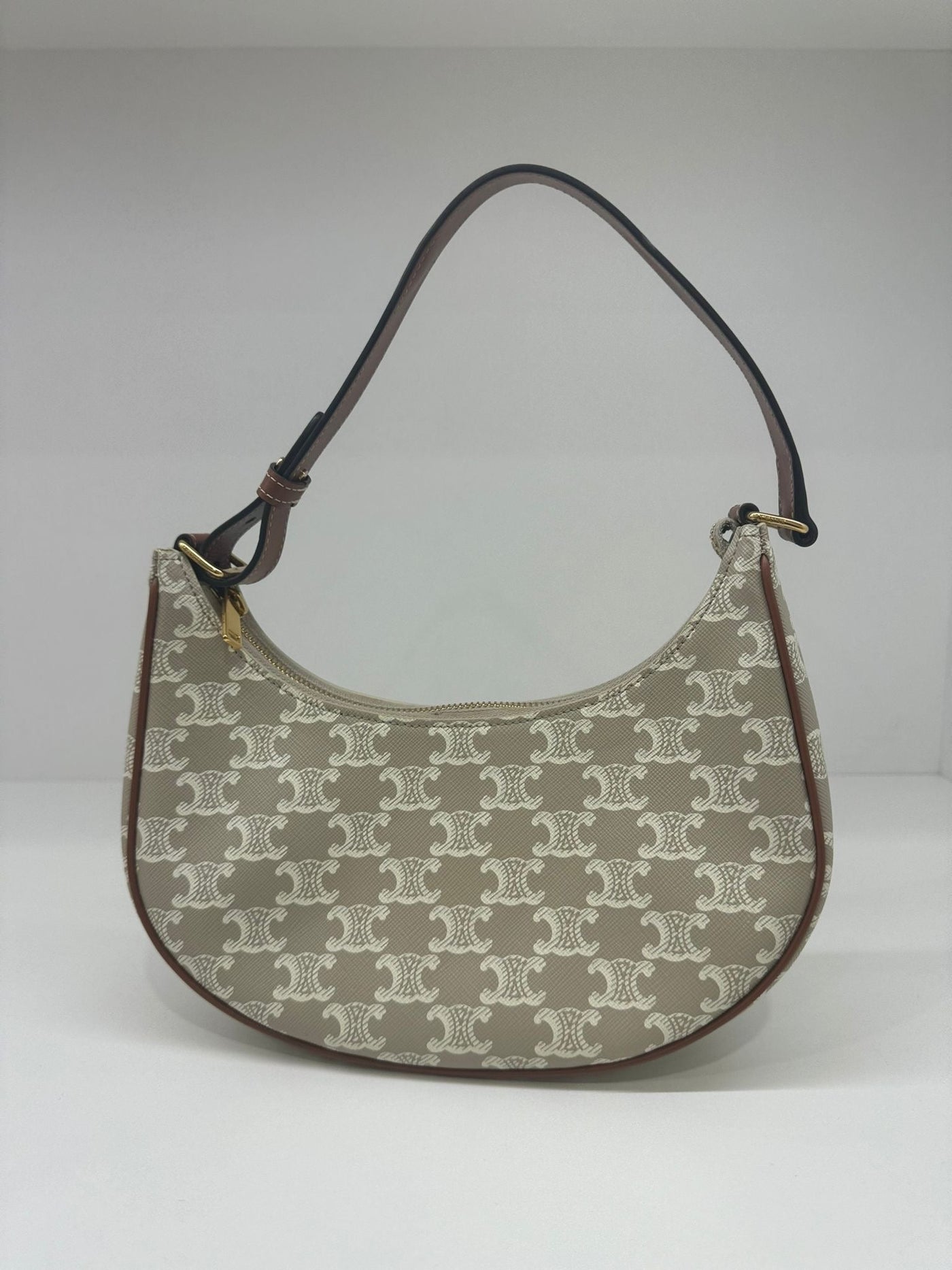 Celine Ava Bag Triomphe White