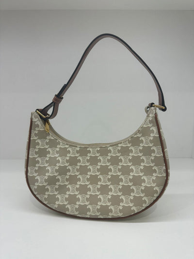 Celine Ava Bag Triomphe White