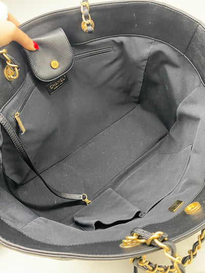 Chanel Shopping Tote Black GHW