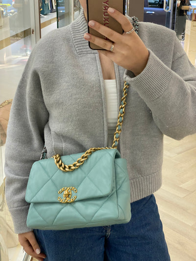Chanel 19 Small Baby Blue