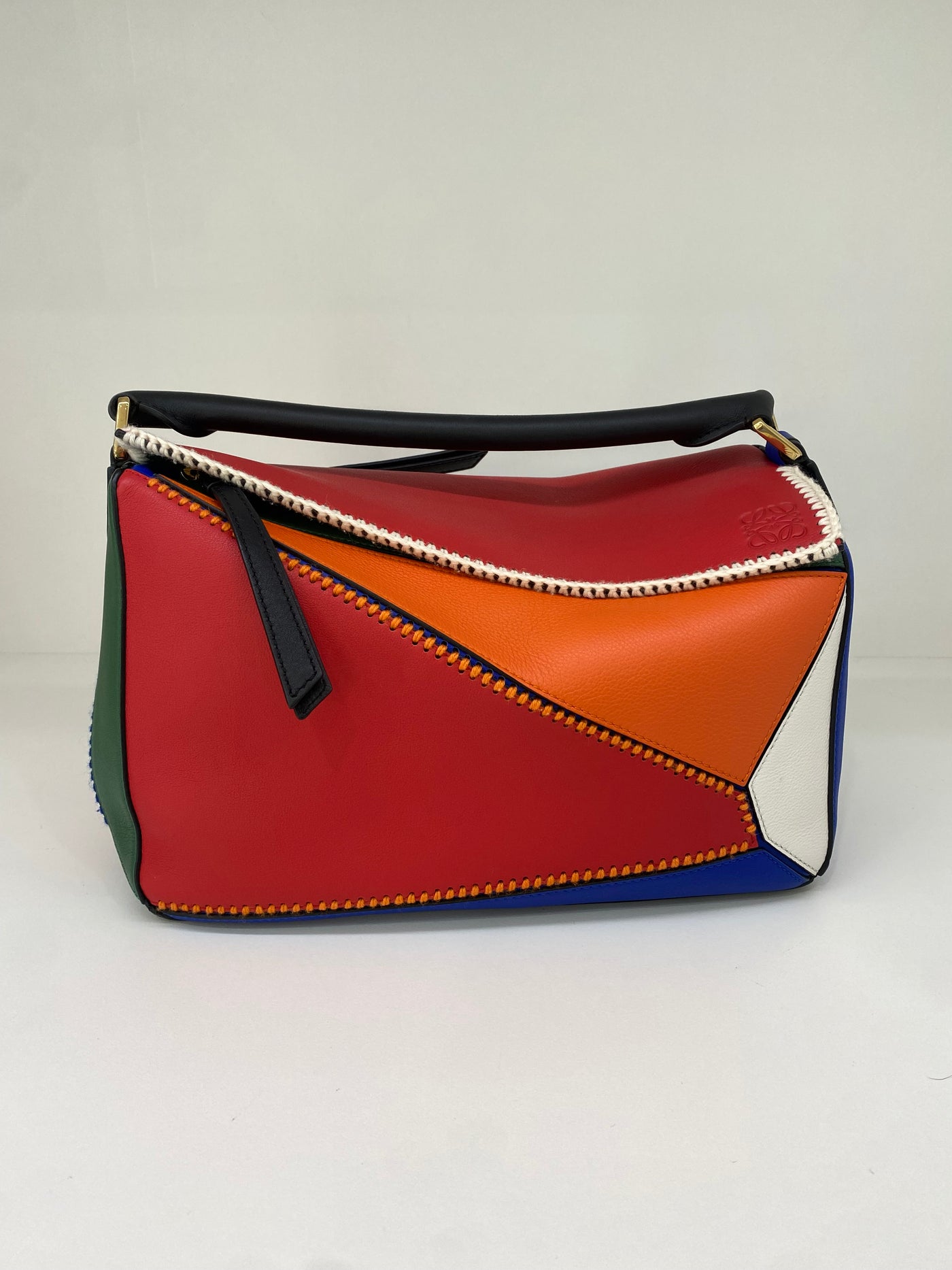Loewe Puzzle bag (Red, Orange, White, Green, Blue)
