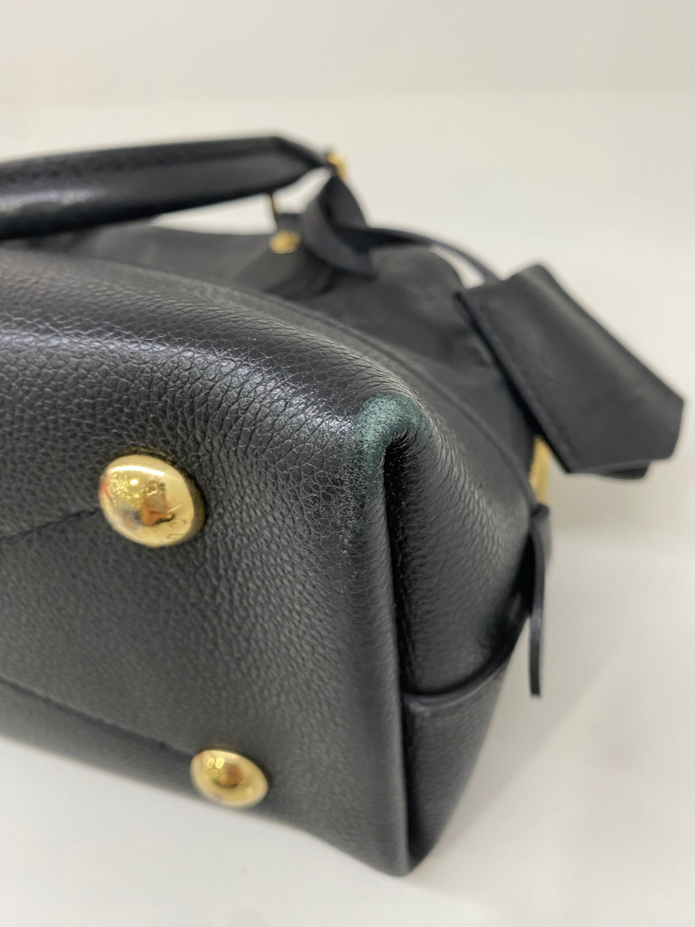 Louis Vuitton Alma Black Empriente Leather GHW
