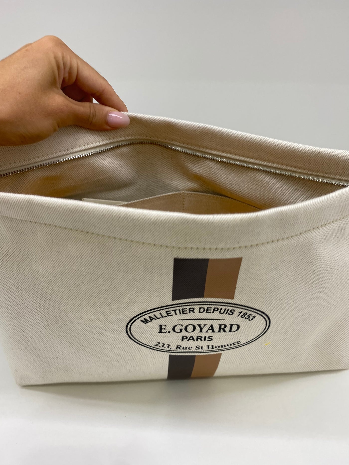 Goyard Canvas Pouch