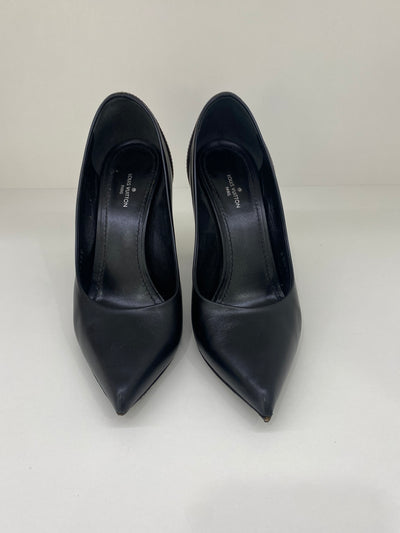 Louis Vuitton High Heels Black & Monogram 37