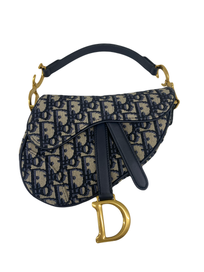 Christian Dior Mini Saddle Bag Oblique