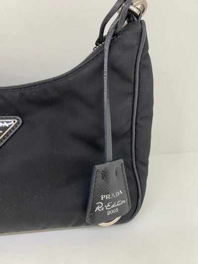 Prada Re-edition Nylon Black SHW
