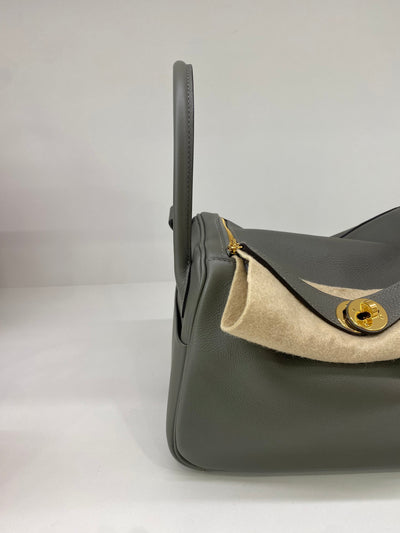 Hermes Lindy 26 Gris Meyer GHW
