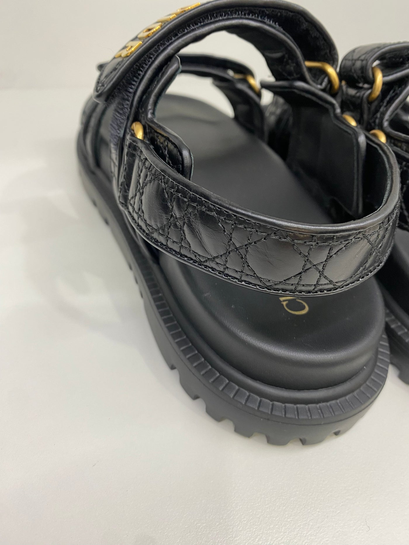 Dior Dioract Sandal Black Size 40.5