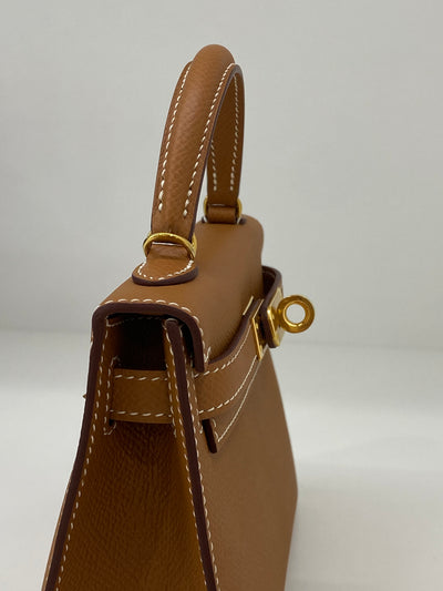 Hermes Mini Kelly Gold GHW