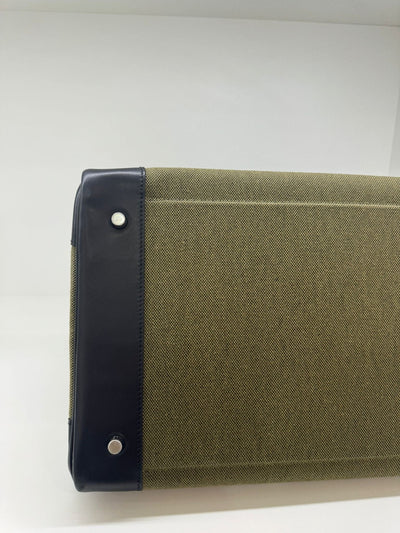 Hermès Cargo HAC Birkin 40 Military Green and Black box leather Bag
