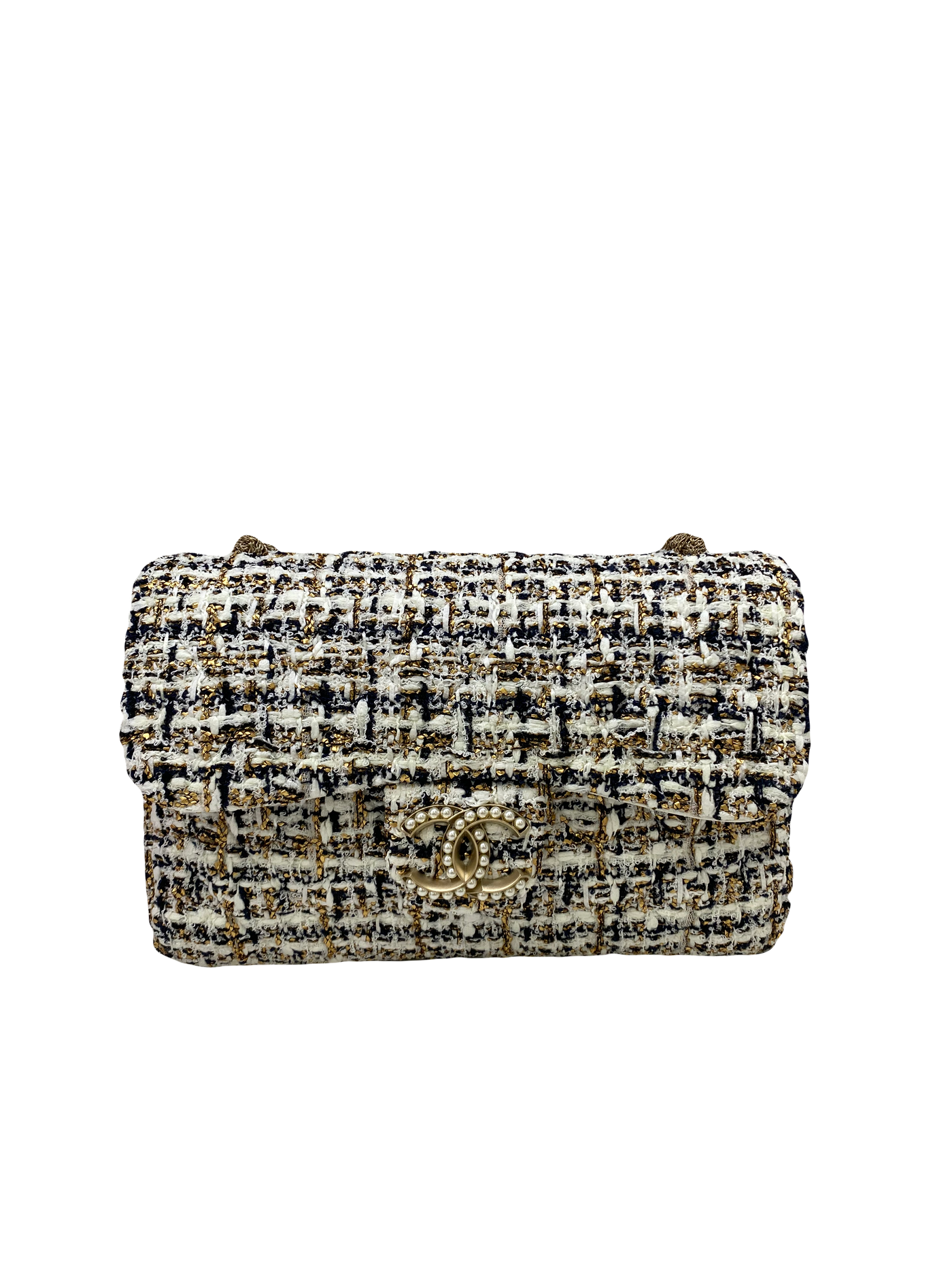 Chanel Tweed & Pearl Westminister bag