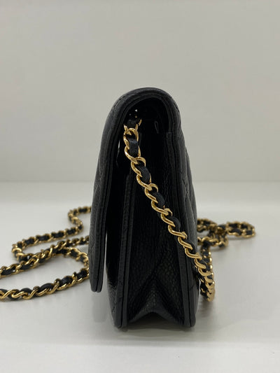 Chanel WOC Black Caviar GHW
