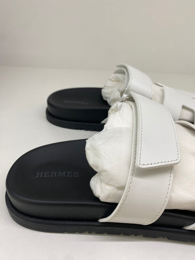Hermes Chypre White Size 38