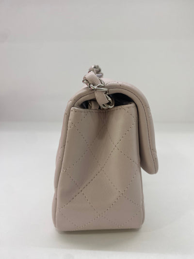 Chanel Classic Flap Square Mini Lilac SHW