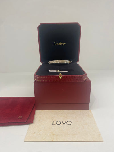 Cartier Love bangle - White gold size 18
