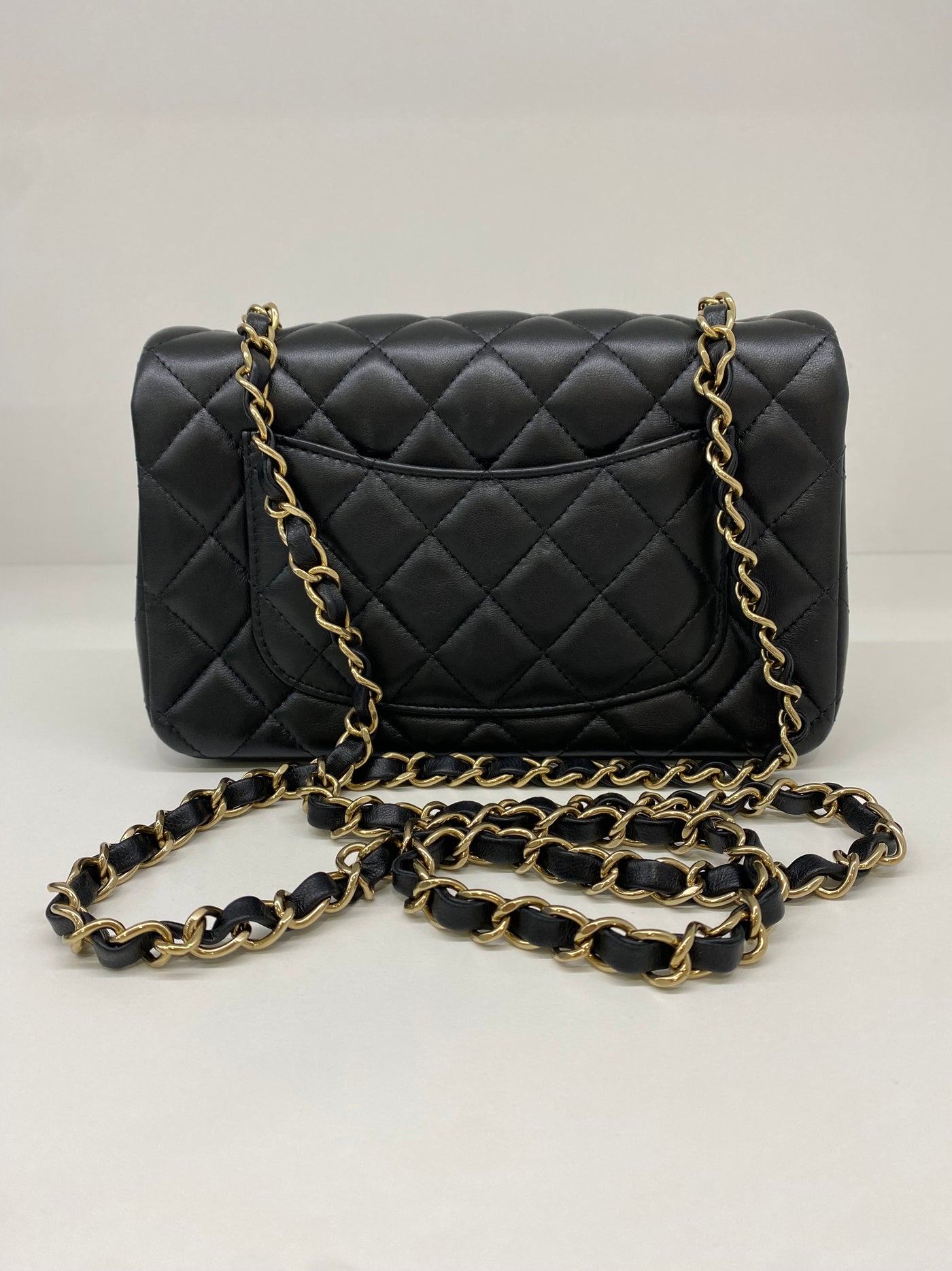 Chanel Mini Classic Bag Lambskin SGHW (microchip)