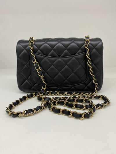 Chanel Mini Classic Bag Lambskin SGHW (microchip)