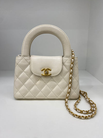 Chanel Kelly Cream GHW