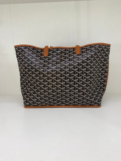 Goyard Anjou PM Black and Tan