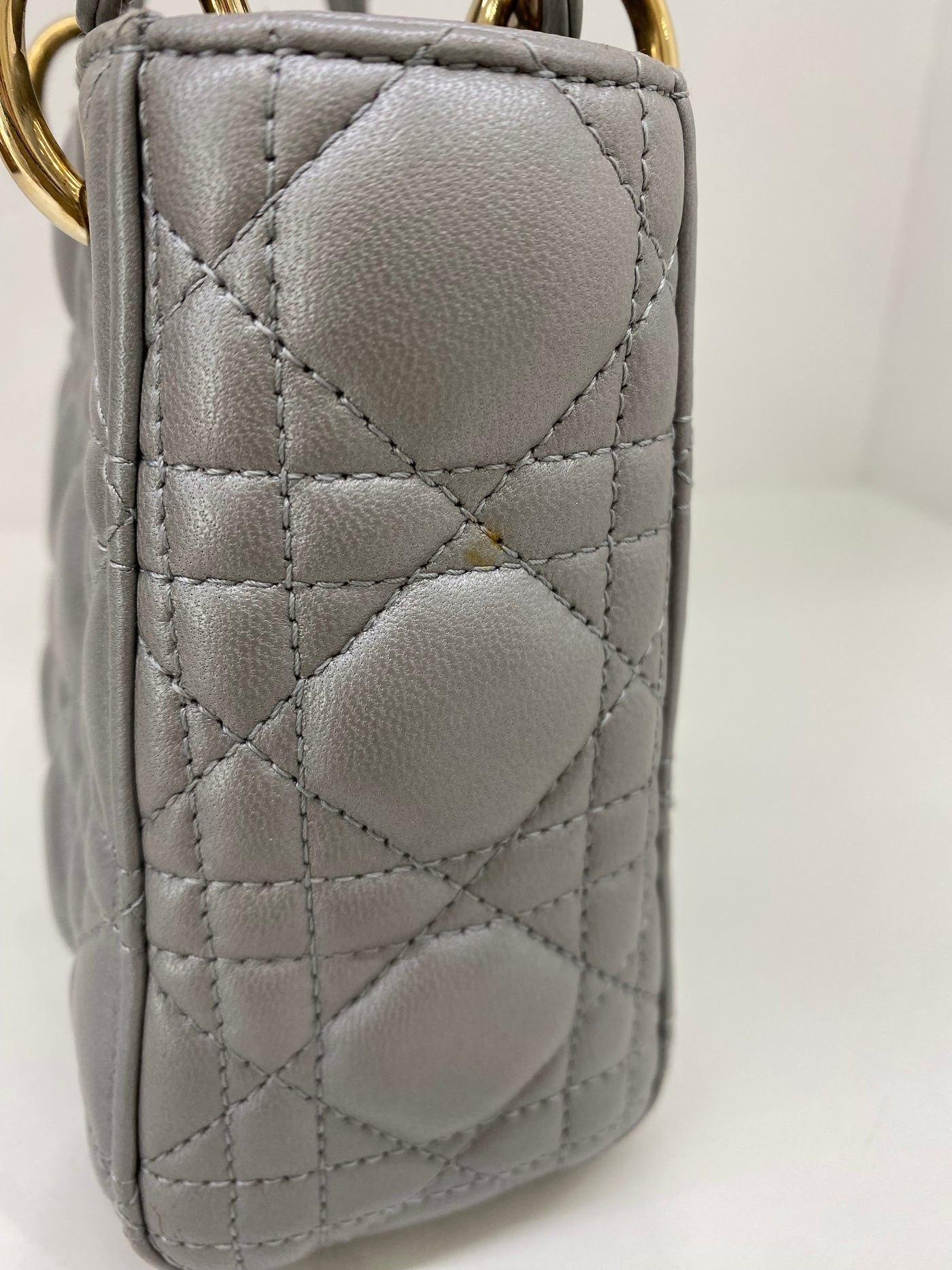 Dior Lady Dior Mini Silver GHW