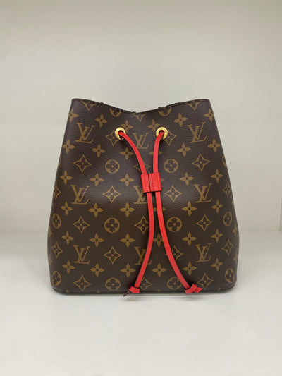 Louis Vuitton NeoNoe MM Red Interior