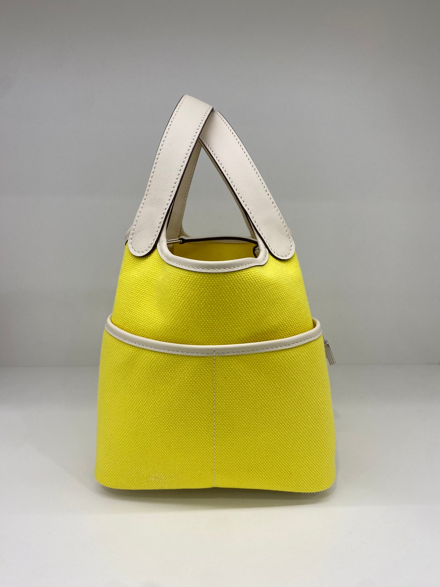 Hermes Picotin 18 Cargo Jaune Citron/Nata