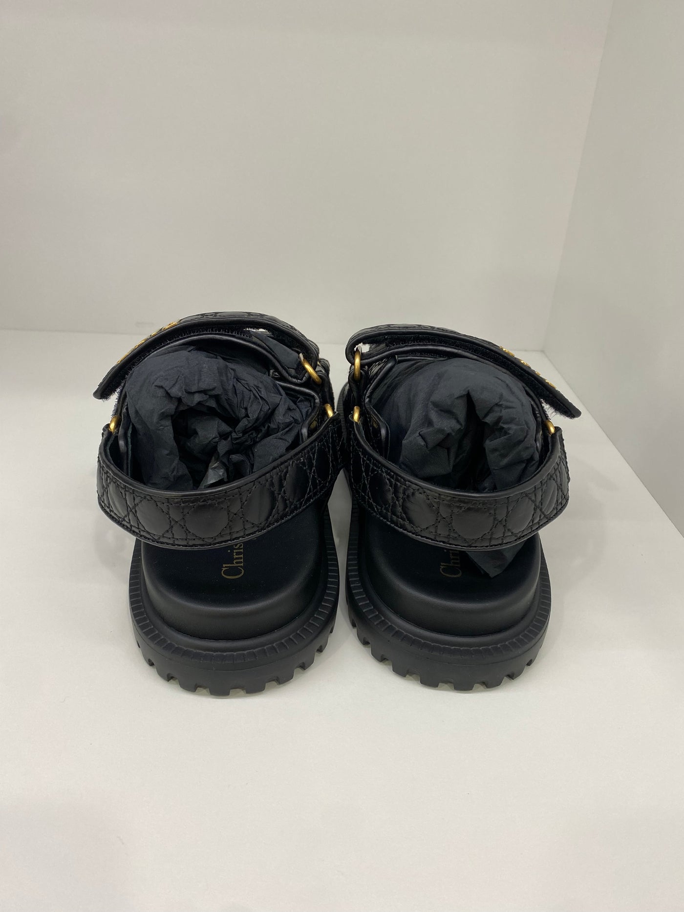 Dior Dioract Sandal Black Size 40.5