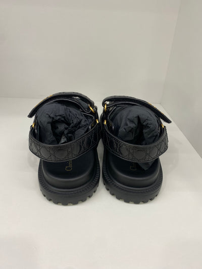 Dior Dioract Sandal Black Size 40.5