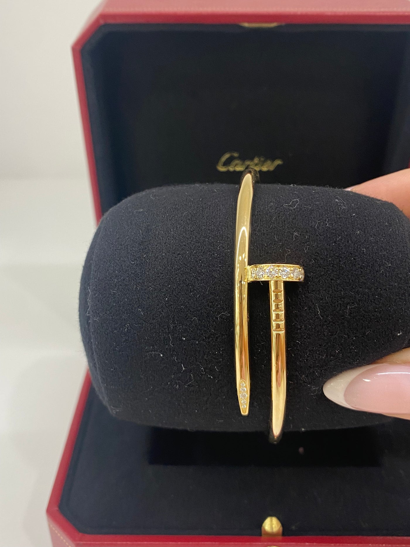 Cartier Juste Un Clou Yellow Gold with Diamonds Size 18