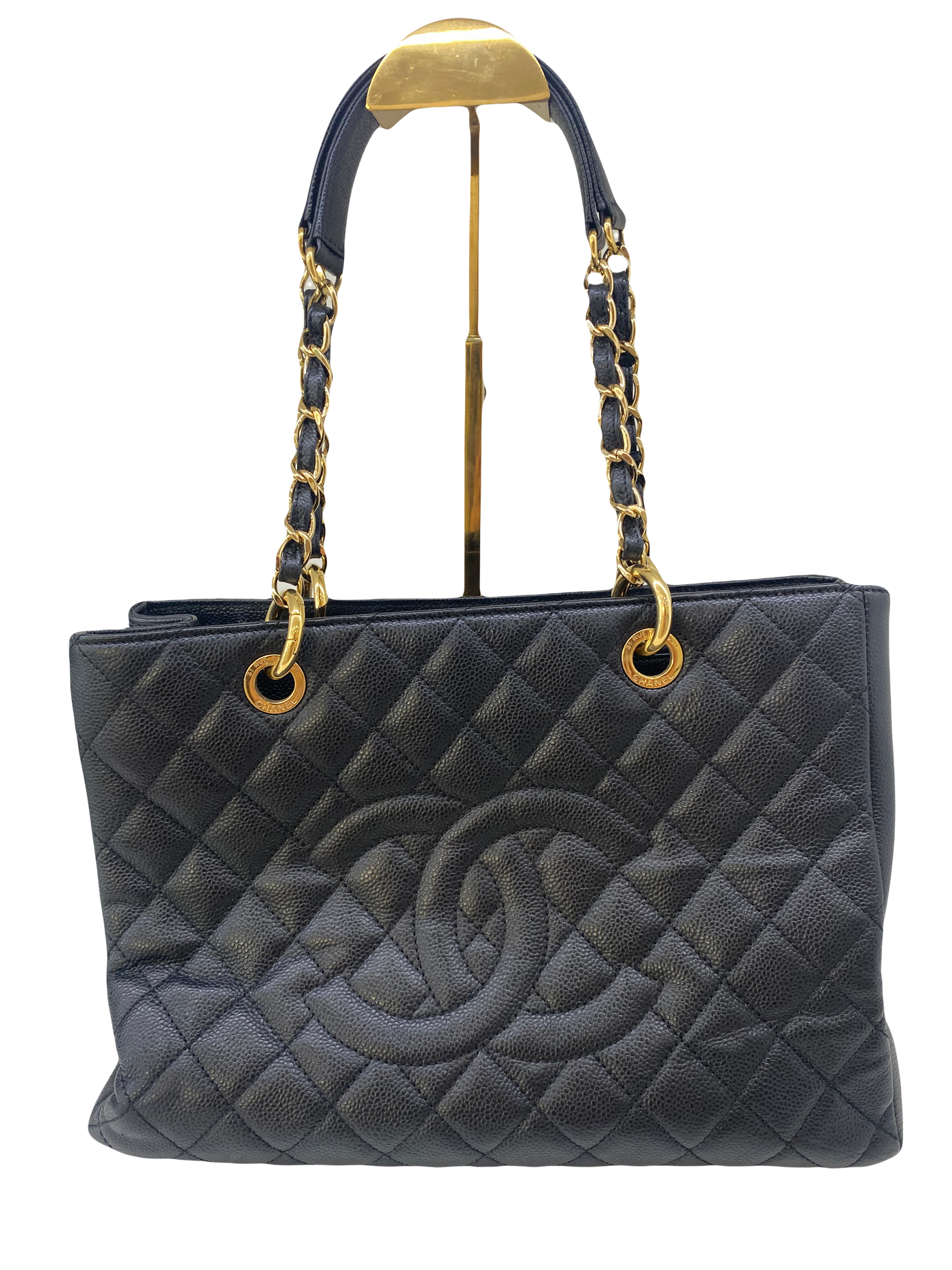 Chanel GST Tote Black Caviar GHW