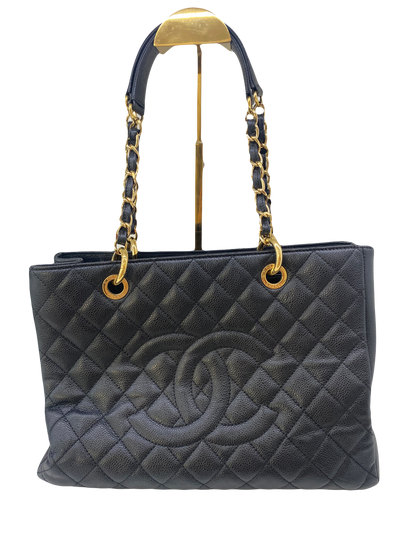 Chanel GST Tote Black Caviar GHW