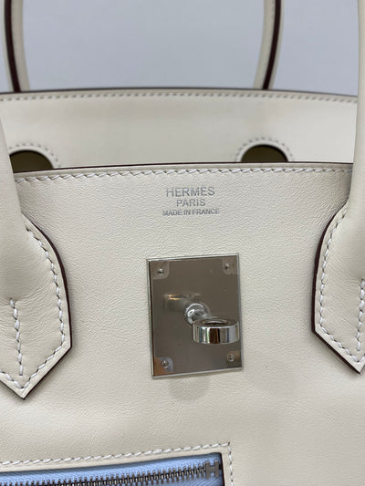 Hermes Birkin 30 Nata Colourmatic PHW